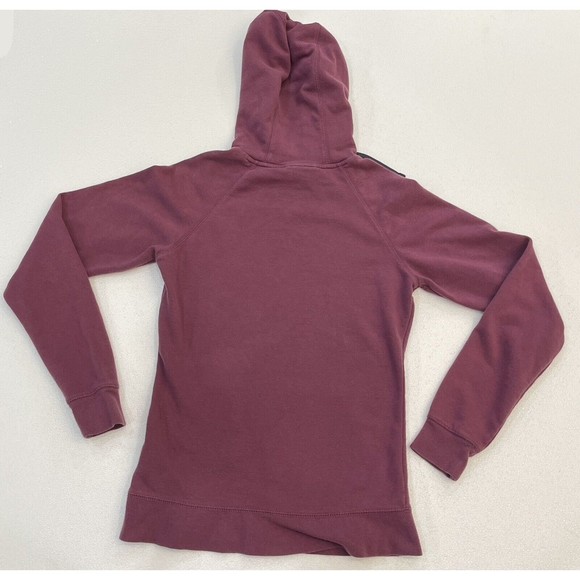 The North Face Hoodie womens Size Small pullover large logo purple/pink - Picture 4 of 4